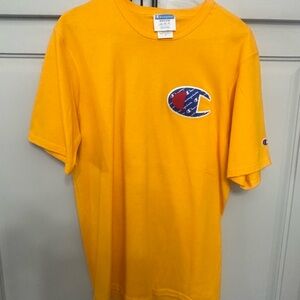 Yellow Champion Tee EUC